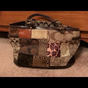 Coach patchwork purse